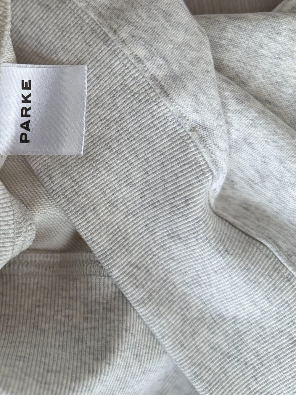 PARKE Mockneck Sweatshirt Size S/M🍭💙 Gray + Denim Blue - Picture 7 of 9